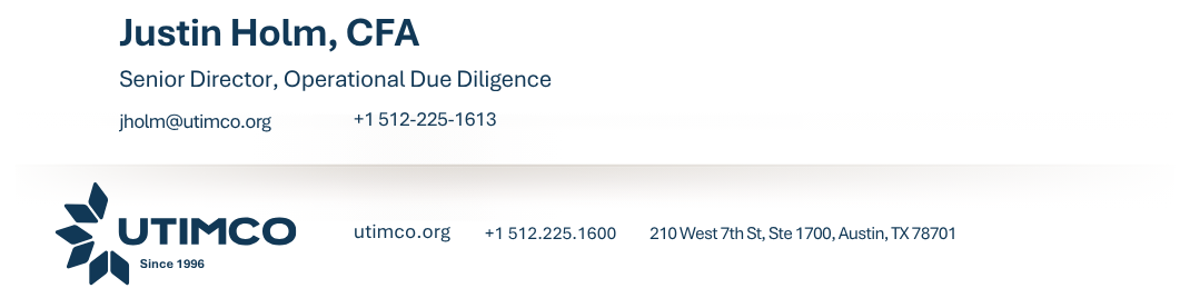 Email signature — full footer